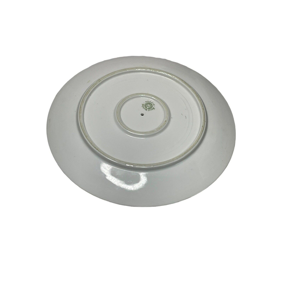 Nippon Hand Painted Flowers Two Tiered Pedestal Serving Plate Chip & Dip 8.75” - Picture 3 of 3